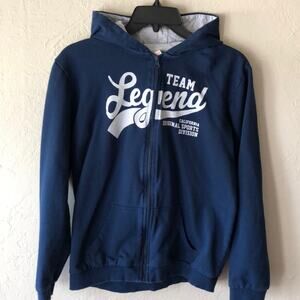 Boy’s Zip-up Dark Blue Hoodie